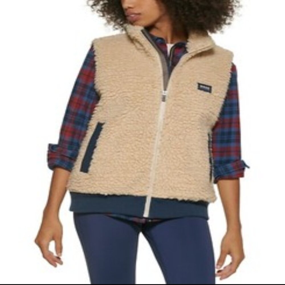 Bass Outdoor Womens Route Hiking Faux Sherpa Vest